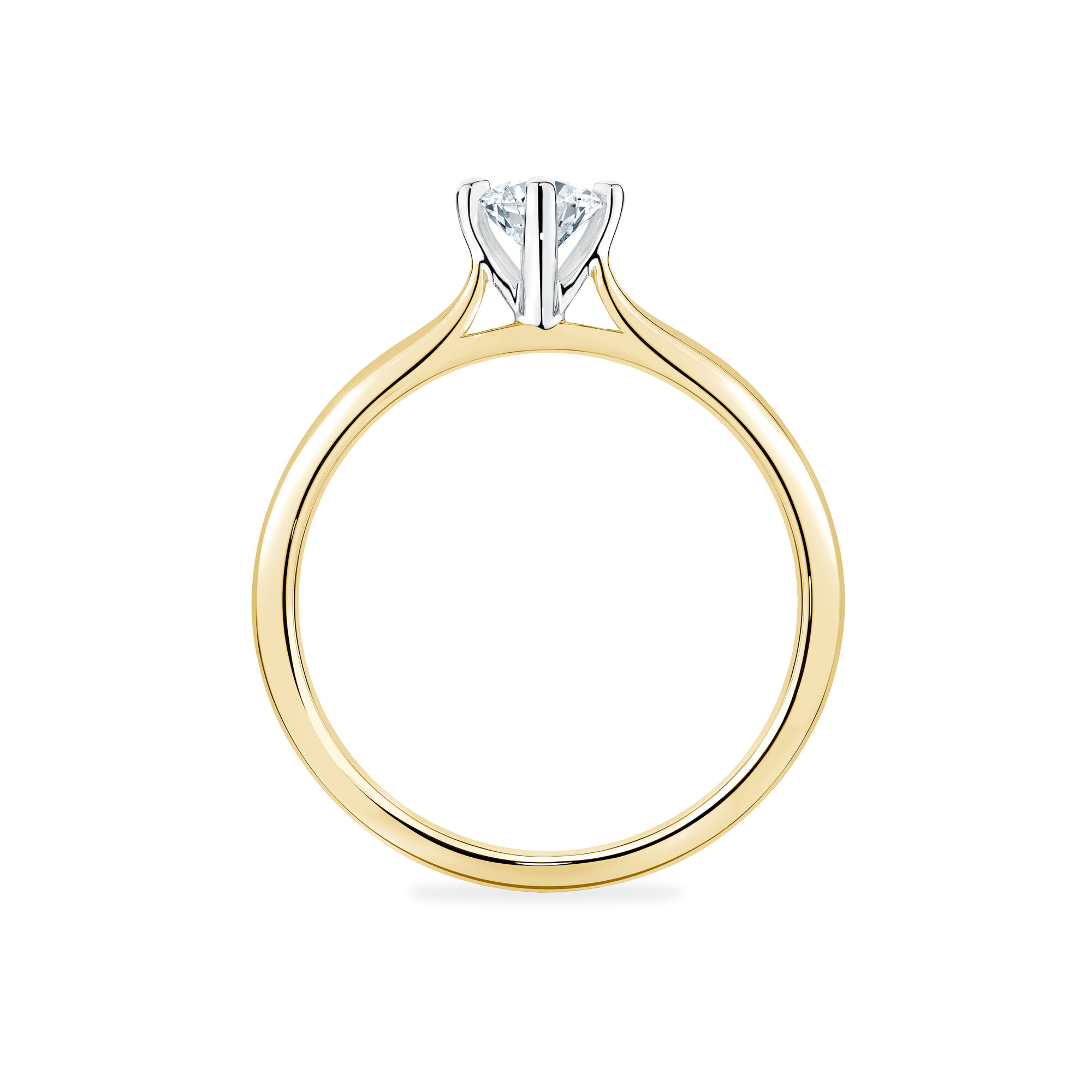 Light yellow gold ring outlet